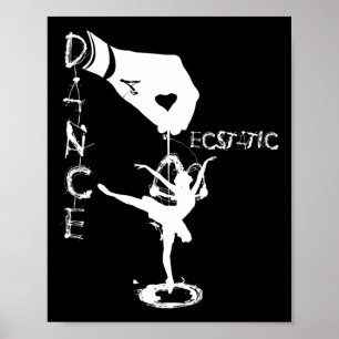 Affiche Danse extatique Llerina Danseuse en tutu en danse