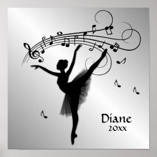 Affiche Danse Extraordinaire Ballerina avec musique