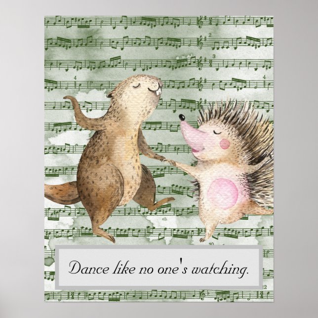 Affiche Danse fantasque comme personne ne regarde (Devant)