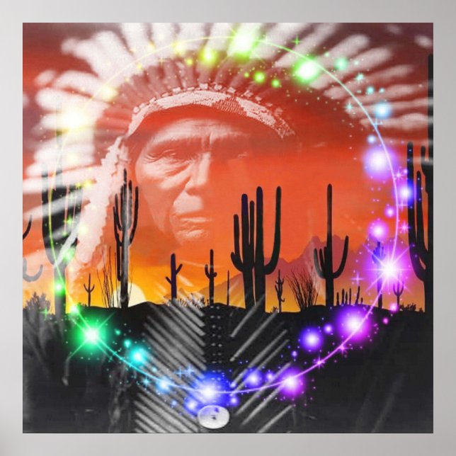 Affiche Danse fantôme amérindienne (Devant)