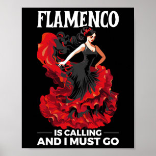 Affiche Danse flamenco Danse espagnole Espagne Flamenco Da