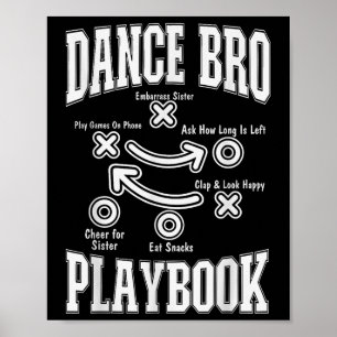 Affiche Danse Frère Playbook Comp Dansant Drôle Fier Da