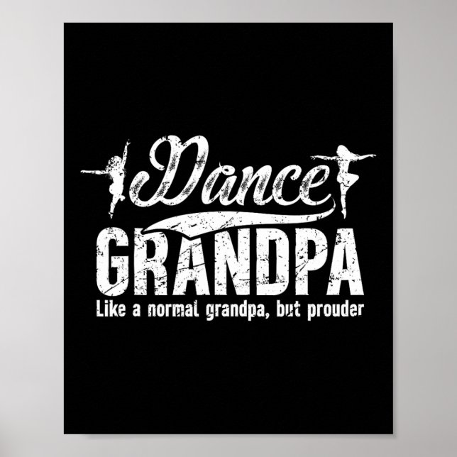 Affiche Danse Grandpa Définition Grand-Père Danseur D'Un D (Devant)