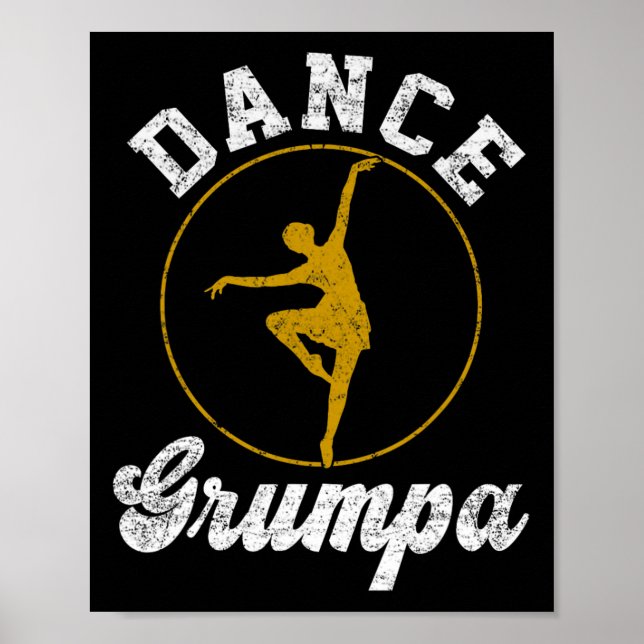 Affiche Danse Grumpa Danse Amant Fête des Pères  (Devant)