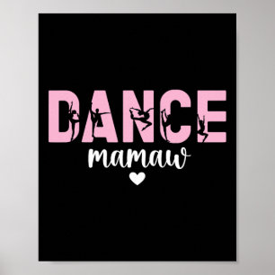 Affiche Danse Mamaw D'Une Danse Mamaw Grand-Maman Danse Ma