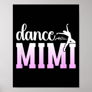 Affiche Danse Mimi Grandma Fier Danser Mimi D'Une Danse