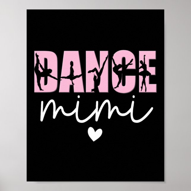 Affiche Danse Mimi Grandma Mimi D'Une Danseur Danser Mimi (Devant)