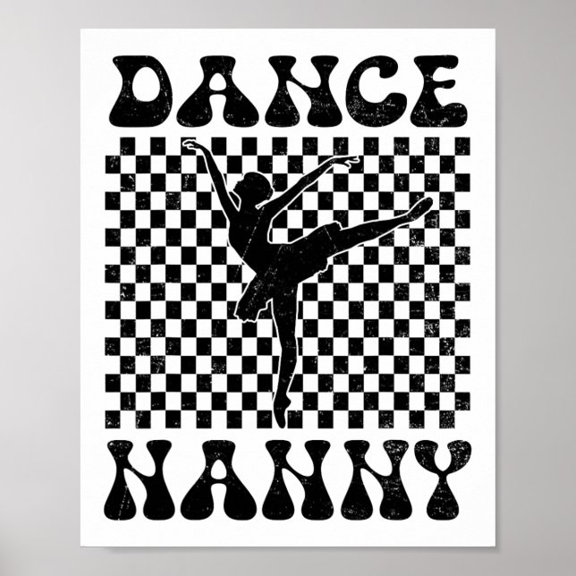 Affiche Danse Nanny Dance Lover Fête des mères (Devant)