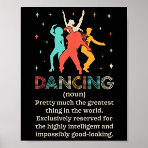 Affiche Danse Noun Définition Drôle Danseuse Danse Dictée