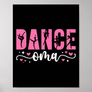 Affiche Danse Oma Danseuse Oma Dansant Oma Grandma 1