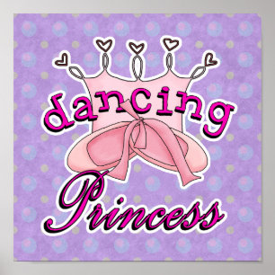 Affiche Danse Princesse Ballet Design