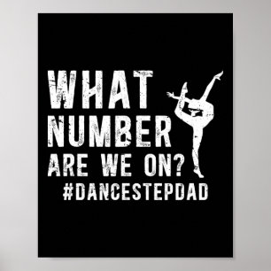 Affiche Danse Step-papa Danseuse Danseuse Stepdad D'Une Da