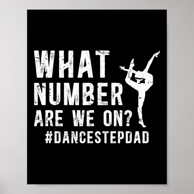 Affiche Danse Step-papa Danseuse Danseuse Stepdad D'Une Da (Devant)