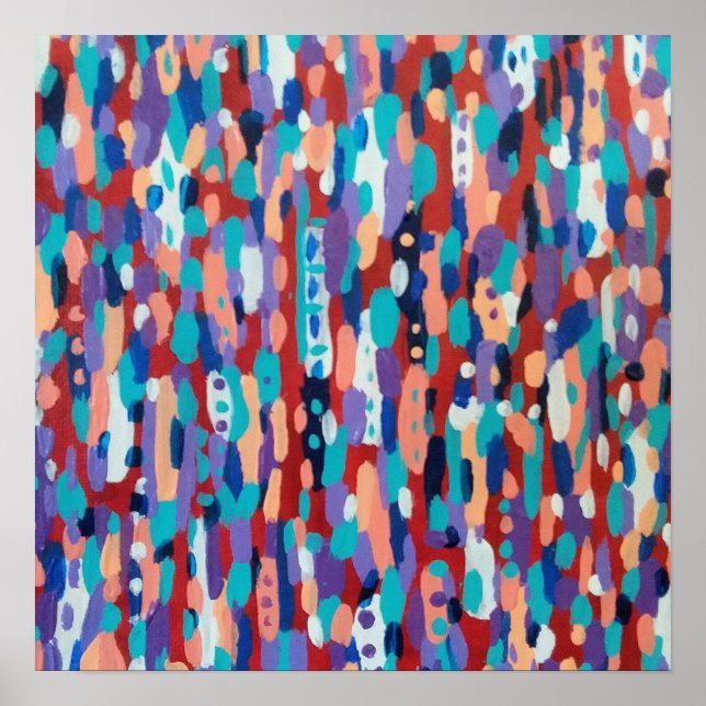 Affiche Danse sur glace Abstraite (Devant)