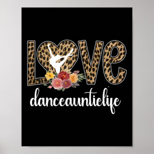 Affiche Danse Tante Vie Tante D'Une Danse Fière Danser Un