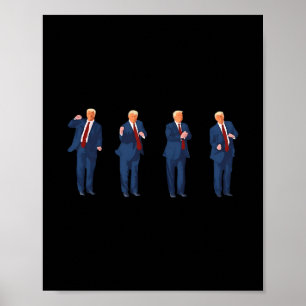 Affiche Danse Trump 4 Juillet Trump 2025 1