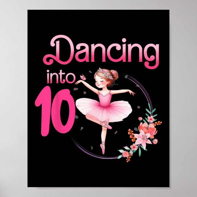 Affiche Danser dans 10 Ballerina 10e anniversaire bal de f (Devant)