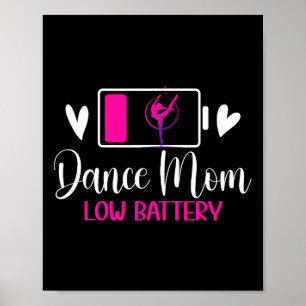 Affiche Danser drôle Maman pour la Fête des Mères Danse No