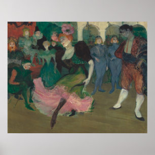 Affiche Danser le Bolero - Peinture Toulouse-Lautrec