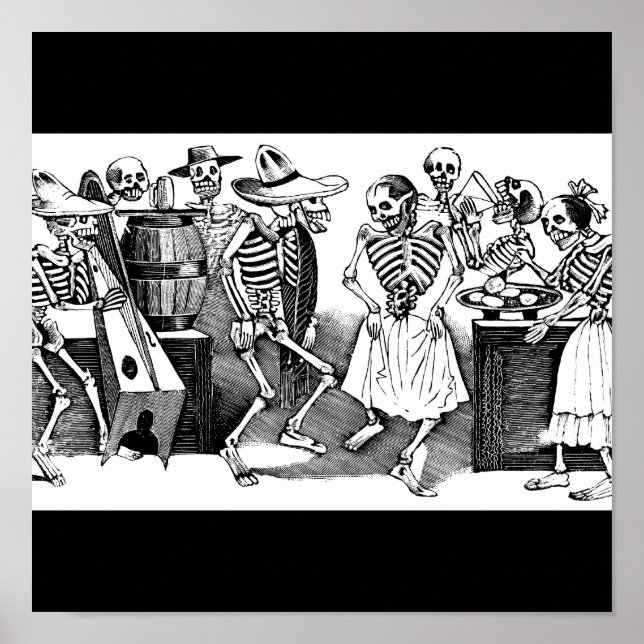 Affiche "Danser le Jarabe dans l'autre monde" (Devant)