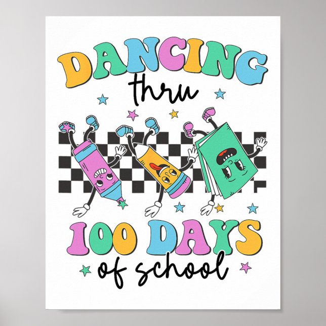 Affiche Danser Pendant 100 Jours D'Enfants Scolaires 100 J (Devant)
