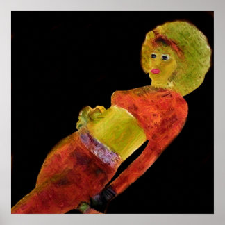 AFFICHE DANSER RÉTRO