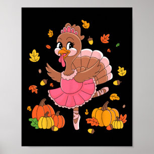 Affiche Danser Turquie Danse Ballet Lover Danser Thanksgiv