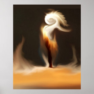 Affiche Danseur de bougies