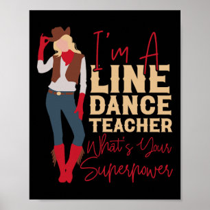 Affiche Danseur De Ligne De Pays Hs0 Uni-adultes White Sma