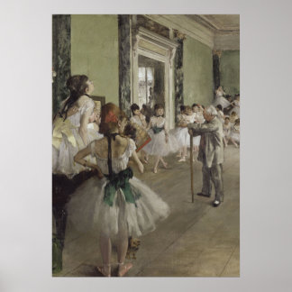 Affiche Danseur / École de ballet - Diplôme de peinture