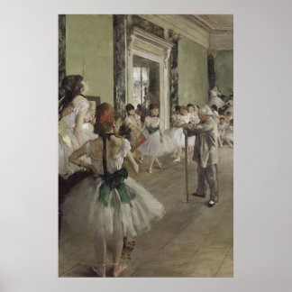 Affiche Danseur / École de ballet - Diplôme de peinture