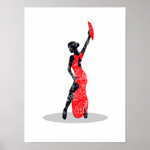 Affiche Danseur flamenco