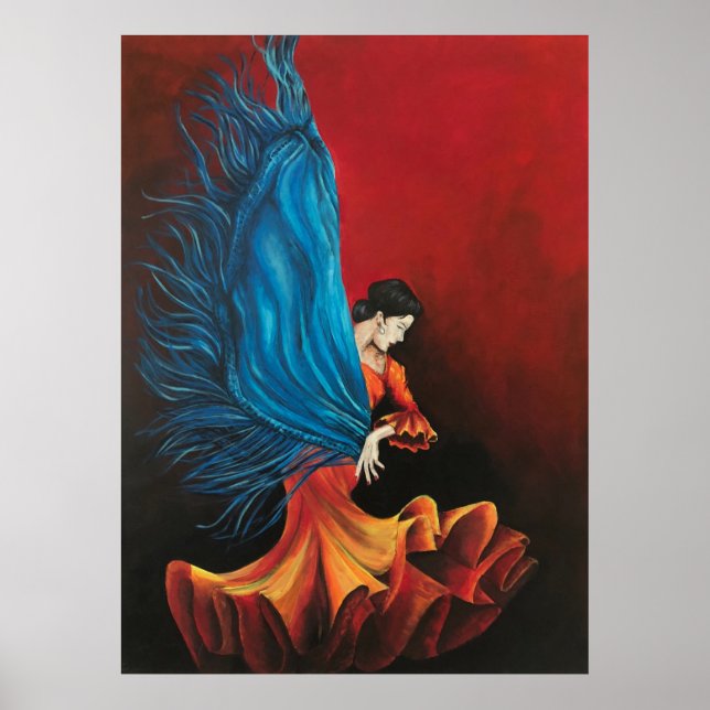 Affiche Danseur flamenco (Devant)