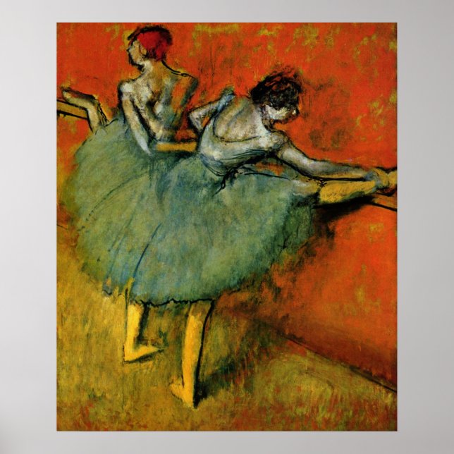Affiche Danseurs au Barre - Edgar Degas - 1888 (Devant)
