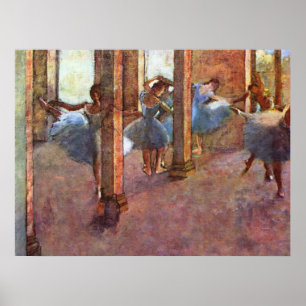 Affiche Danseurs dans la fière - Edgar Degas - 1887