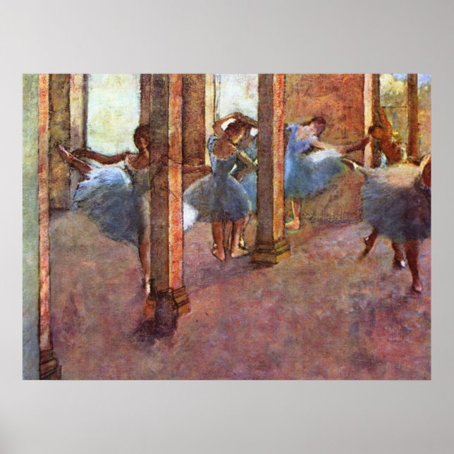 Affiche Danseurs dans la fière - Edgar Degas - 1887 (Devant)