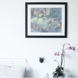 Affiche Danseurs de ballet dans les ailes par Edgar Degas