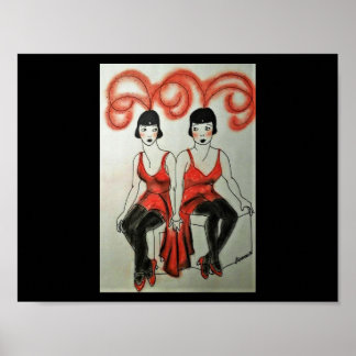 Affiche Danseurs de Jazz des années 20 !