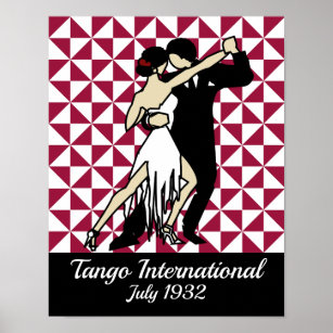 Affiche Danseurs de tango