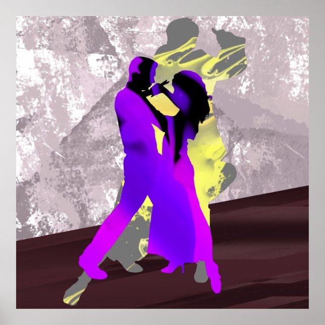 Affiche Danseurs de tango argentin (Devant)