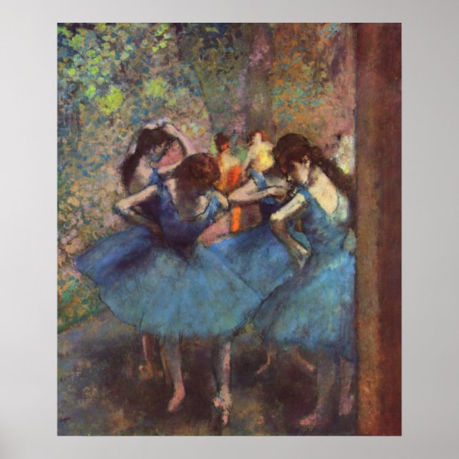 Affiche Danseurs - Edgar Degas - 1890 (Devant)