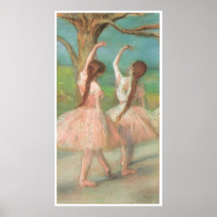 Affiche Danseurs en rose, c. 1885, Edgar Degas