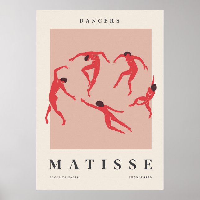 Affiche Danseurs en Rouge (Devant)
