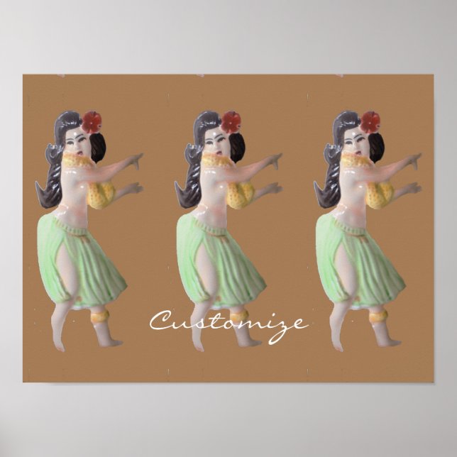 Affiche Danseurs Hawaiian Hula Thunder_Cove (Devant)