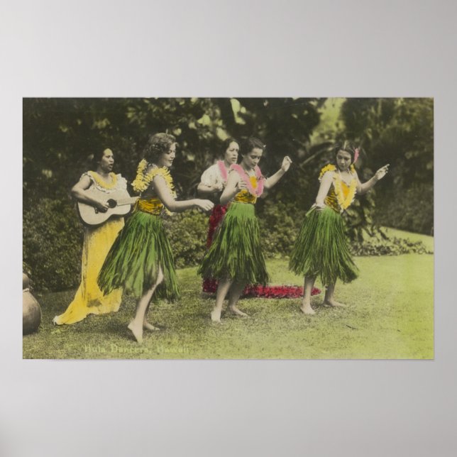 Affiche Danseurs HawaiiHula dans ColorHawaii (Devant)