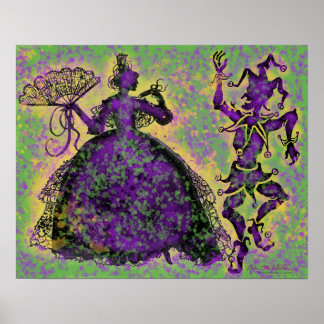 Affiche Danseurs Mardi Gras