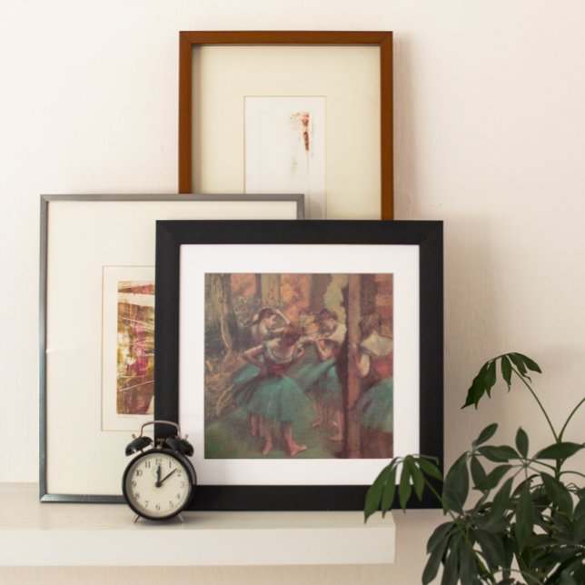 Affiche Danseurs, rose et vert par Edgar Degas (Créateur téléchargé)