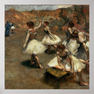 Affiche Danseurs sur la scène - Edgar Degas - c1889