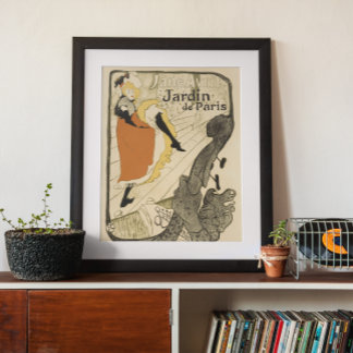 Affiche Danseuse Art Nouveau Jane Avril, Toulouse Lautrec
