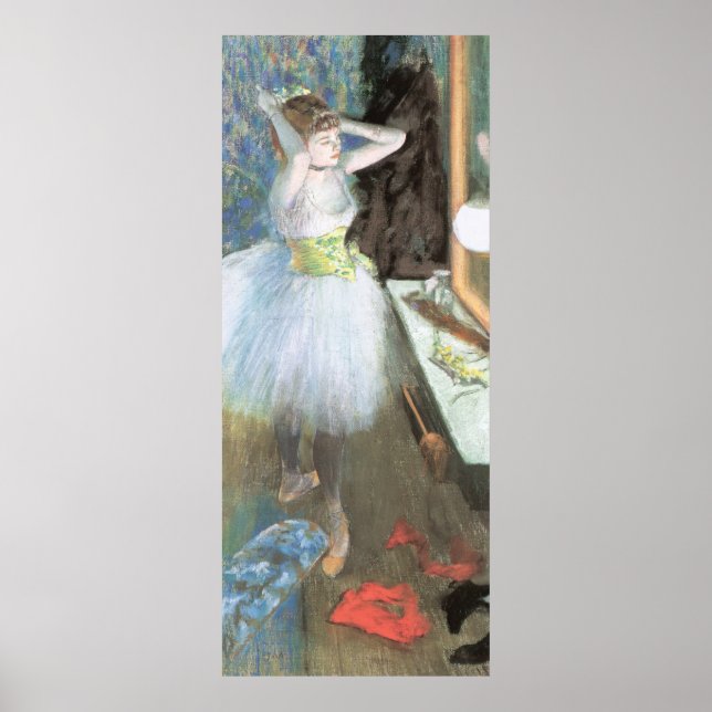 Affiche Danseuse dans sa loge d'Edgar Degas (Devant)